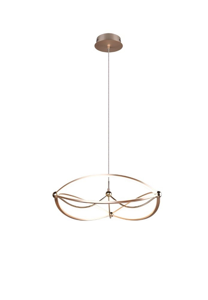 Klassische LED Pendelleuchte Charivari Ø 62cm Trio 4017807461145
