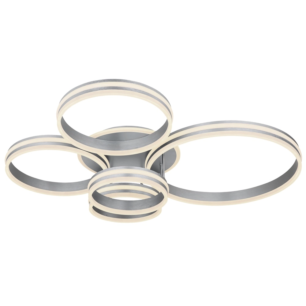 Deckenlampe Rubio Graue 5 Ringe