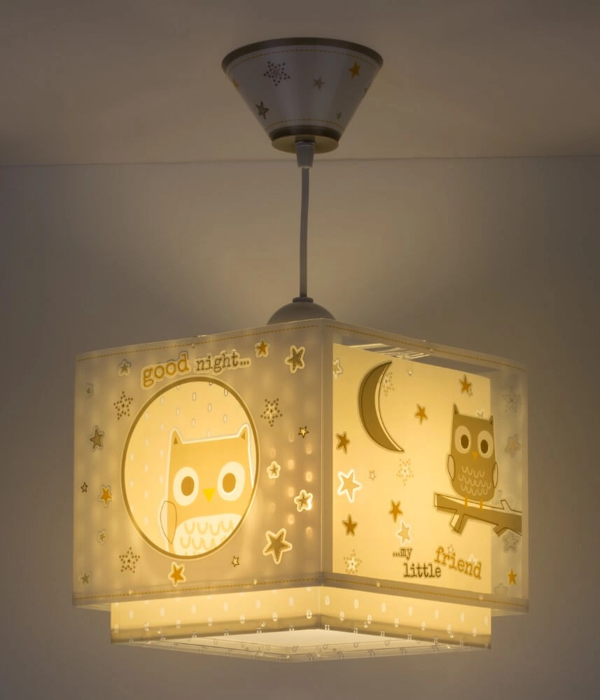 Hängelampe Good Night mit Eule Dalber 8420406002903