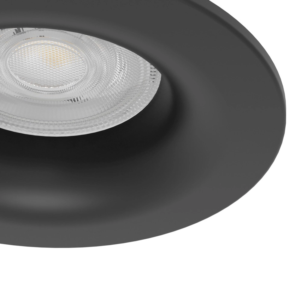 Einbaustrahler Salabate schwarz Ø 8,8cm IP65 Eglo 9008606358861