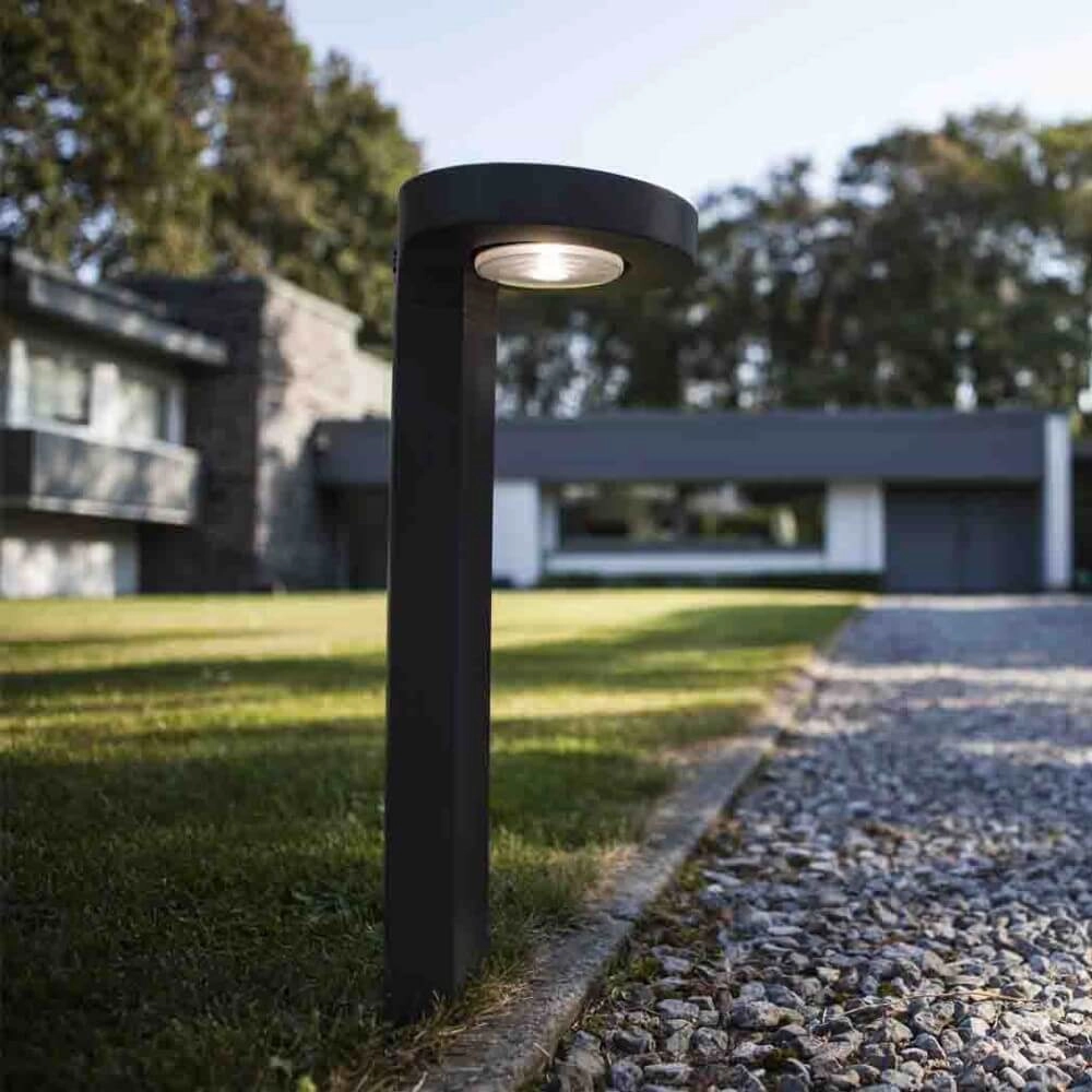 Solar garden lamp Diso anthracite Lutec 6939412077314