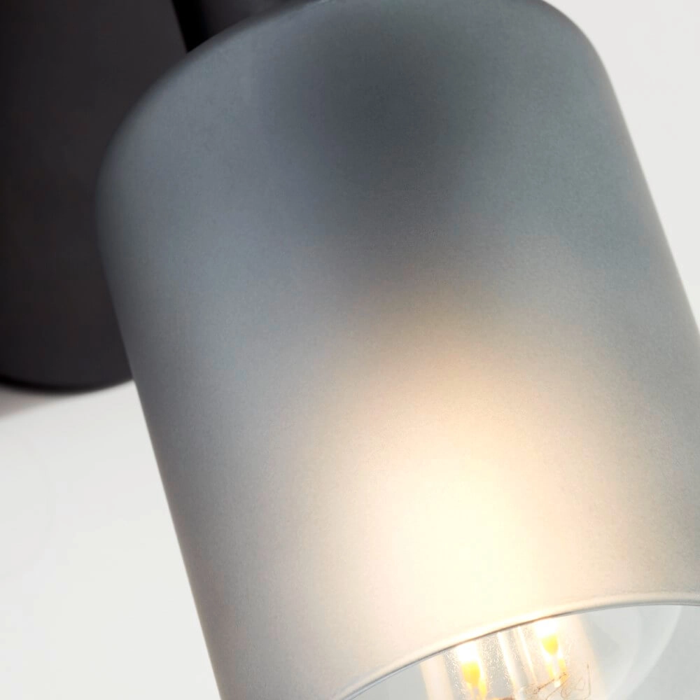 Schwarze Wandlampe Loralie Brilliant 4004353413223