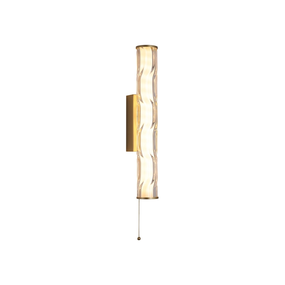 Wandleuchte Vibrate gold 43cm