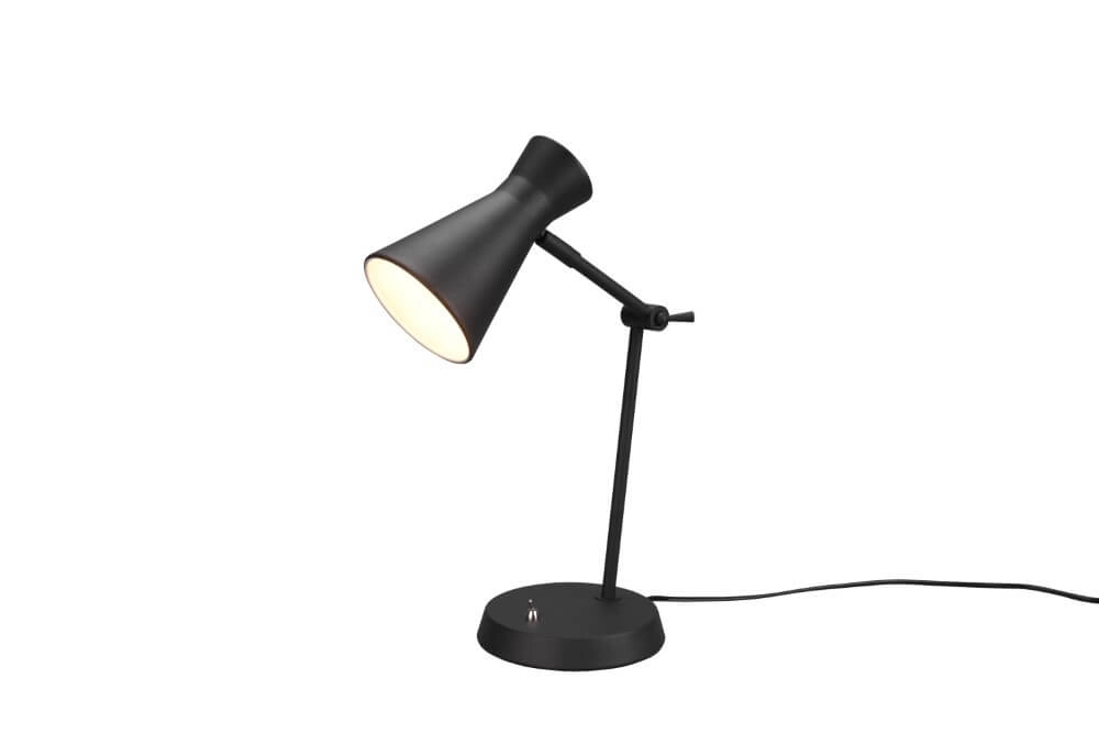 Schwarze Schreibtischlampe Enzo
