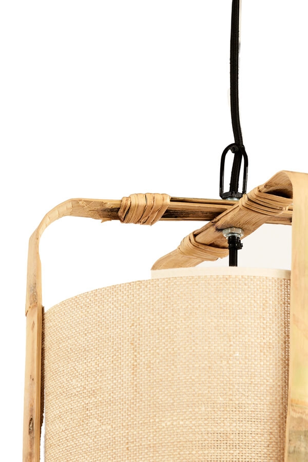 Cremefarbene Pendelleuchte Sendai Ø 42cm Light & Living 8717807693466