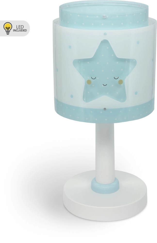 Tischlampe Baby Dreams blaues Leuchten im Dunkeln