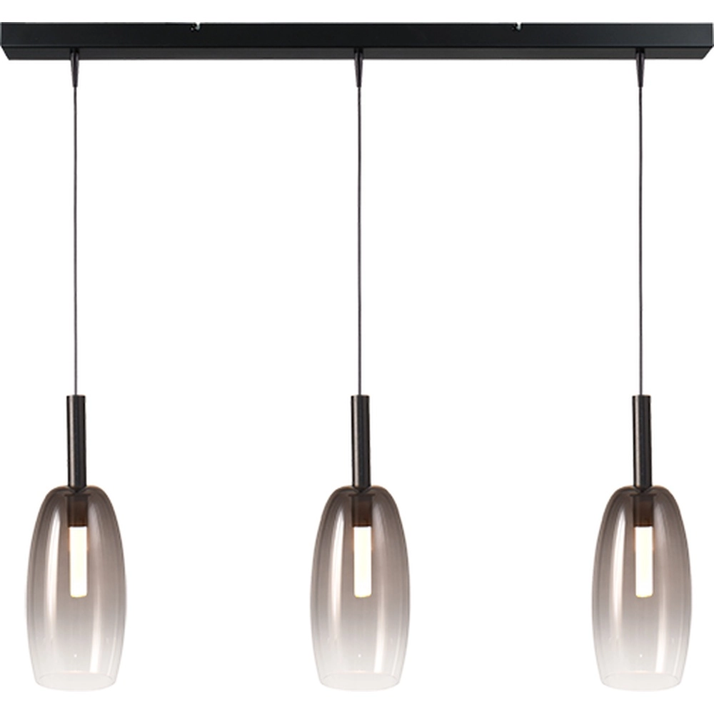 3L Pendellampe Ø 11,5 cm Lido Olive mit rauchverdünnendem Glas Masterlight 8718121324777