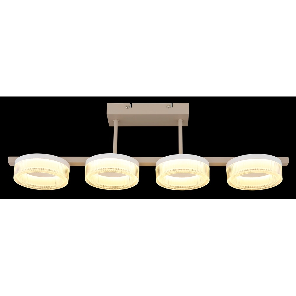 Moderne Deckenleuchte Zara sandbraun 67cm Globo 9007371576067