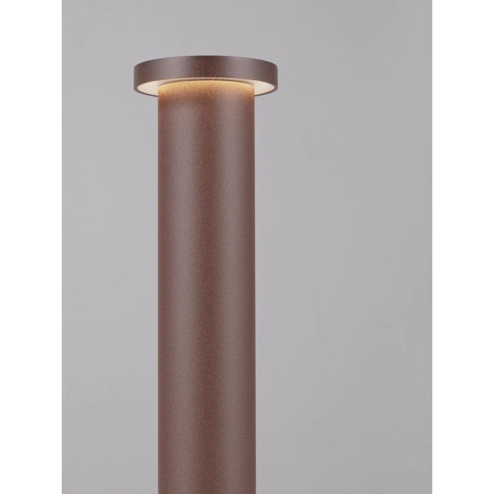 Moderne Wegbeleuchtung Bast rostbraun 45 cm – 2700.000 km Lyora 5212017497659
