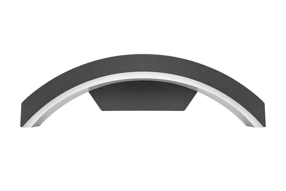 Design-Außenlampe Curve Anthrazit Lyora 5055788232605