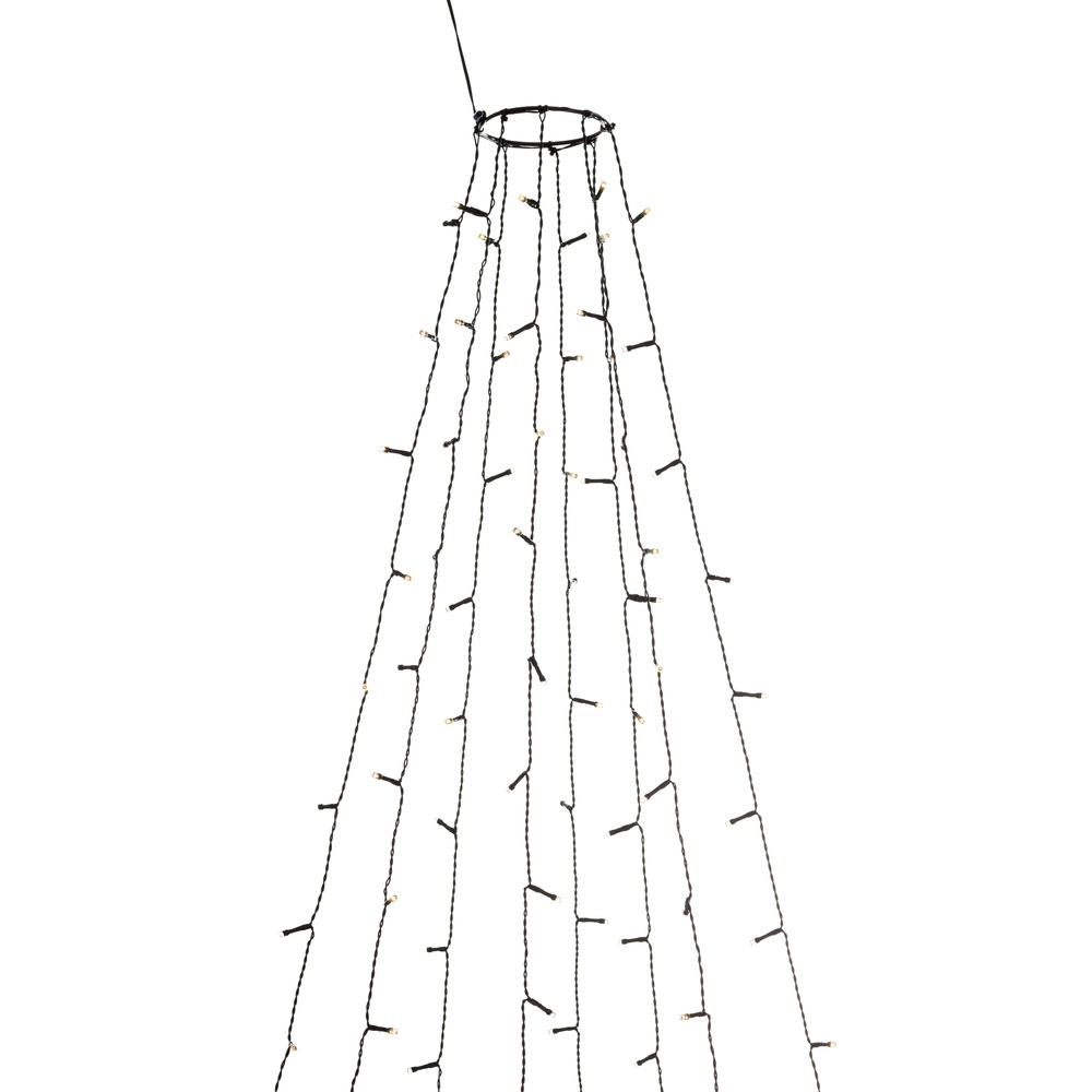 Beleuchtungsset 240cm - 8x 30 led - 2200K für den Weihnachtsbaum KonstSmide 7318306320818