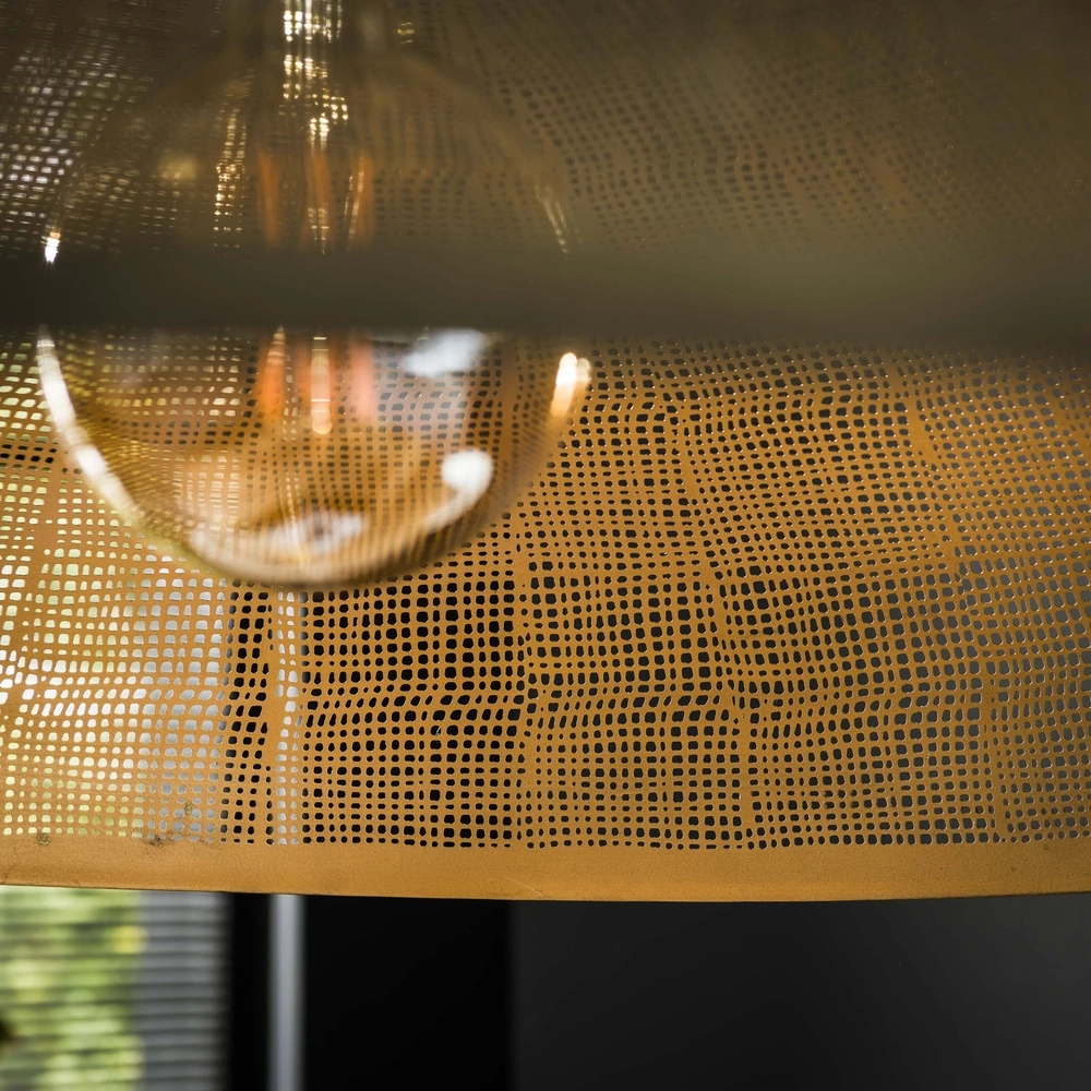 Metallgitter-Pendellicht Cosmic Ø 92 cm – Kupferbronze Lyora 8716803511071