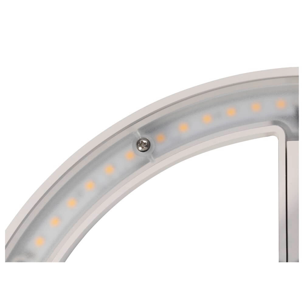 Schlanke Außenlampe Q-Ring mit Sensor - weiß SLV 4024163290739