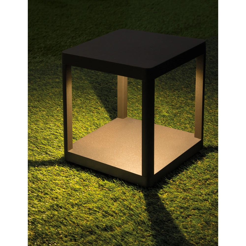 Quadratische Gartenlampe Surf ca. 23cm Lyora 5212017425454
