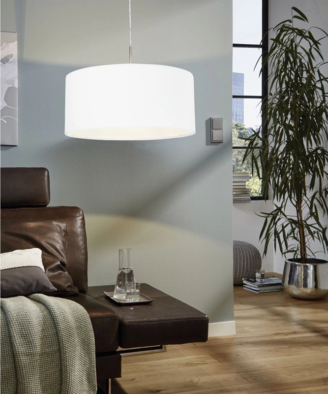 Pendelleuchte Pasteri 53 cm weiß Eglo 9002759315757
