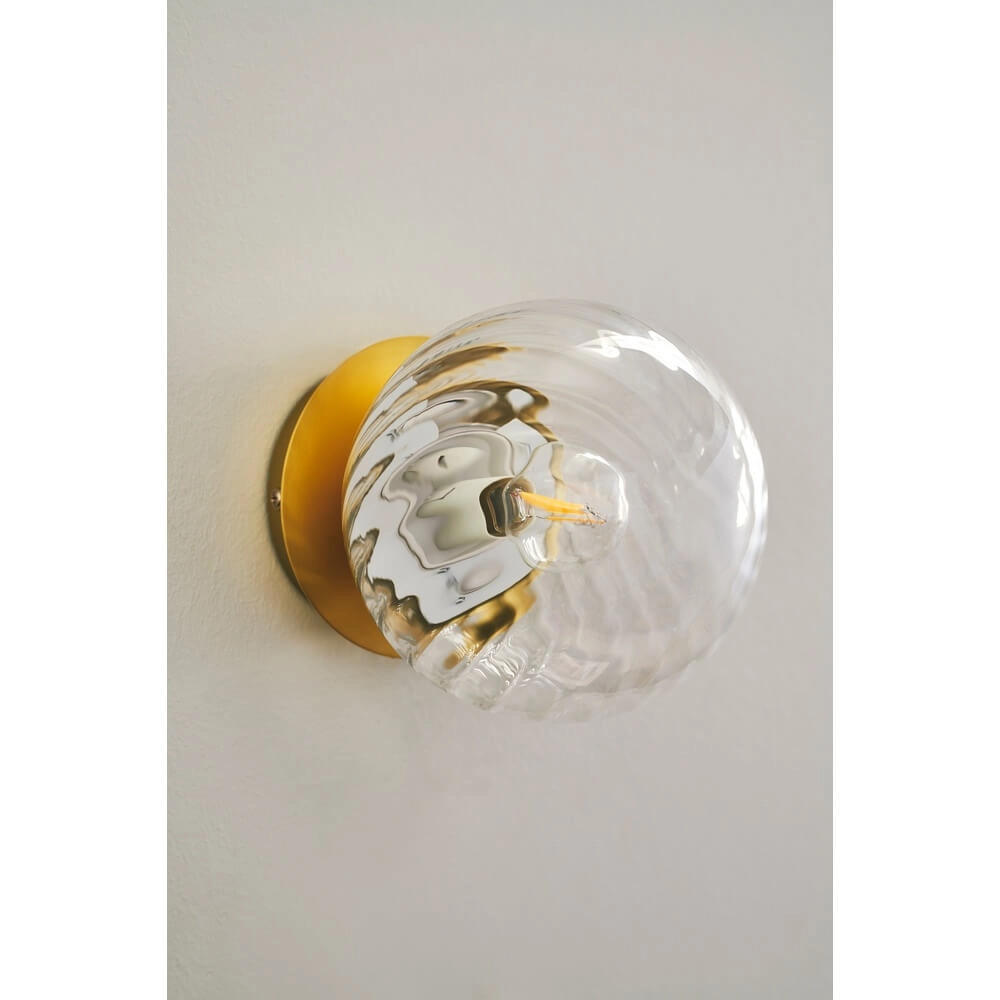 Wandleuchte aus Glas Chisell Messing Nordlux 5704924015663