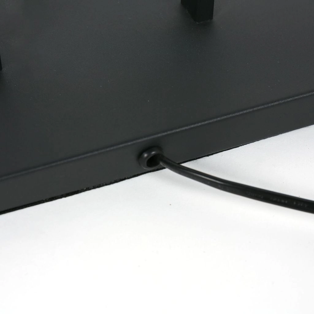 Schwarze Stehlampe Stang mit Korkkappe Ø50 cm Steinhauer 8712746180411