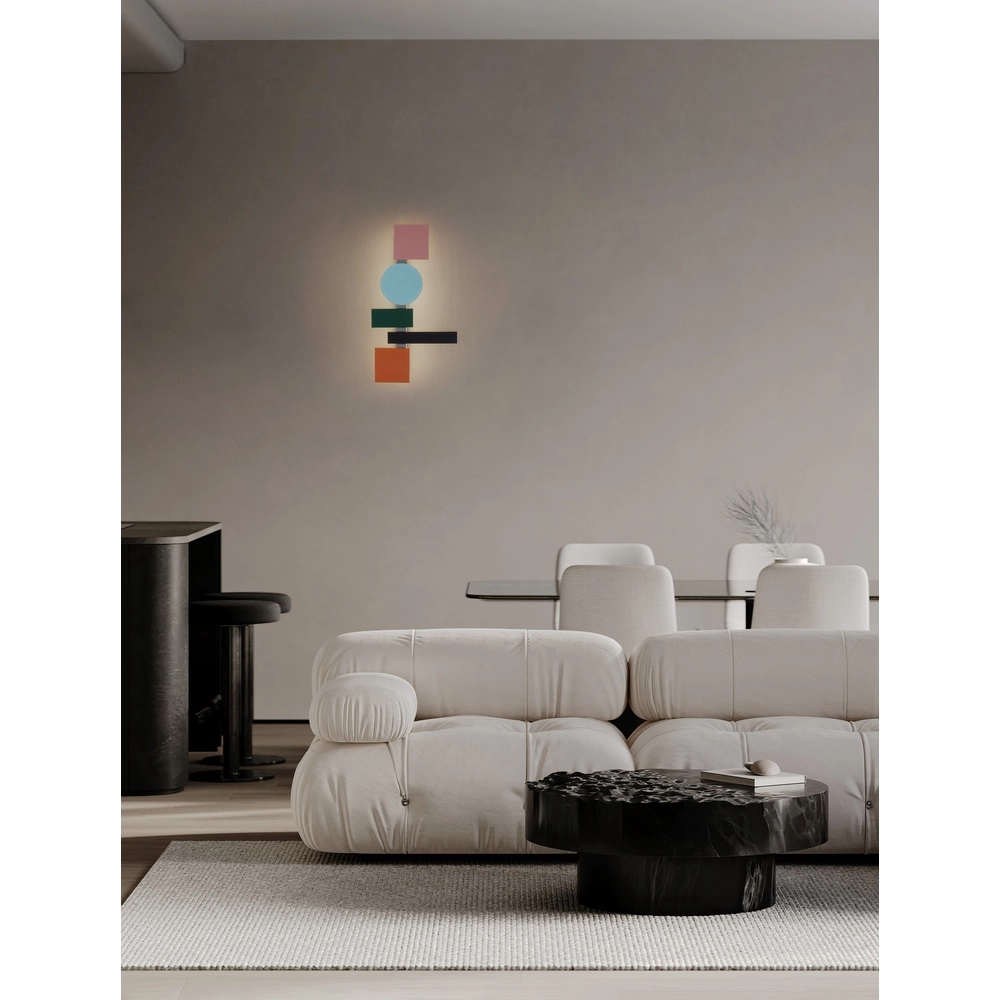 Fröhliche Wandleuchte Margot farbig 68,2cm Lyora 5212017479716