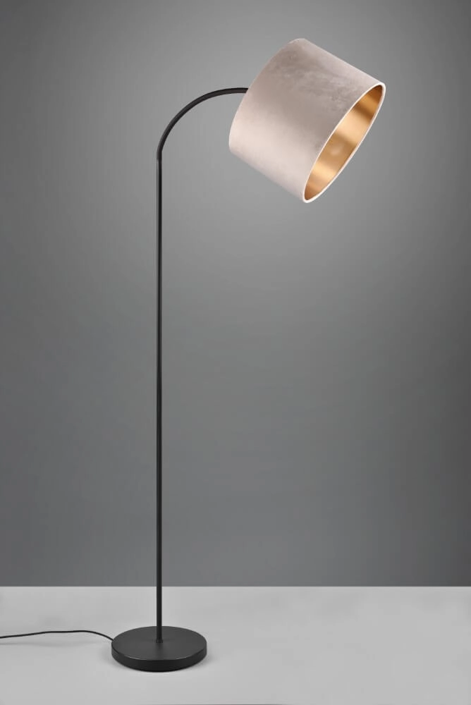Stehende Stehlampe Julieta Kapuze aus Samt Trio 4017807574159