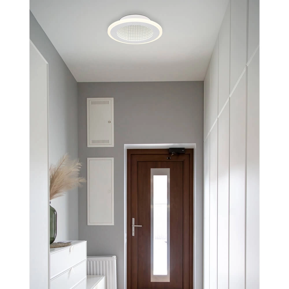 Deckenlampe Lamela Ø 22,5cm weiß Globo 9007371458615