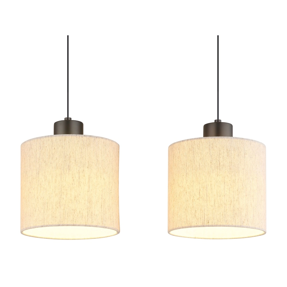 Gunmetal-Pendellampe Thea 3-Licht-Geraden Globo 9007371567034