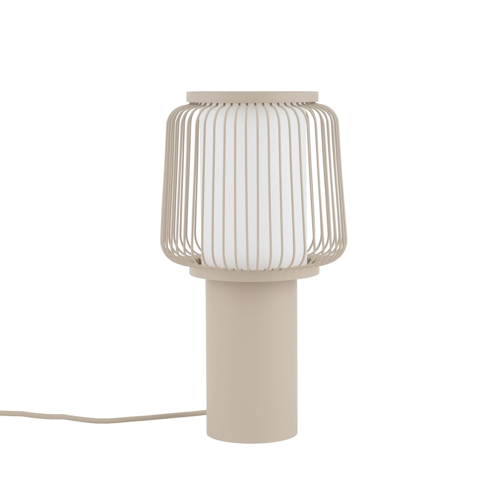 Tischlampe Nome Ø 18 cm sandbraun Lyora 5903139122528
