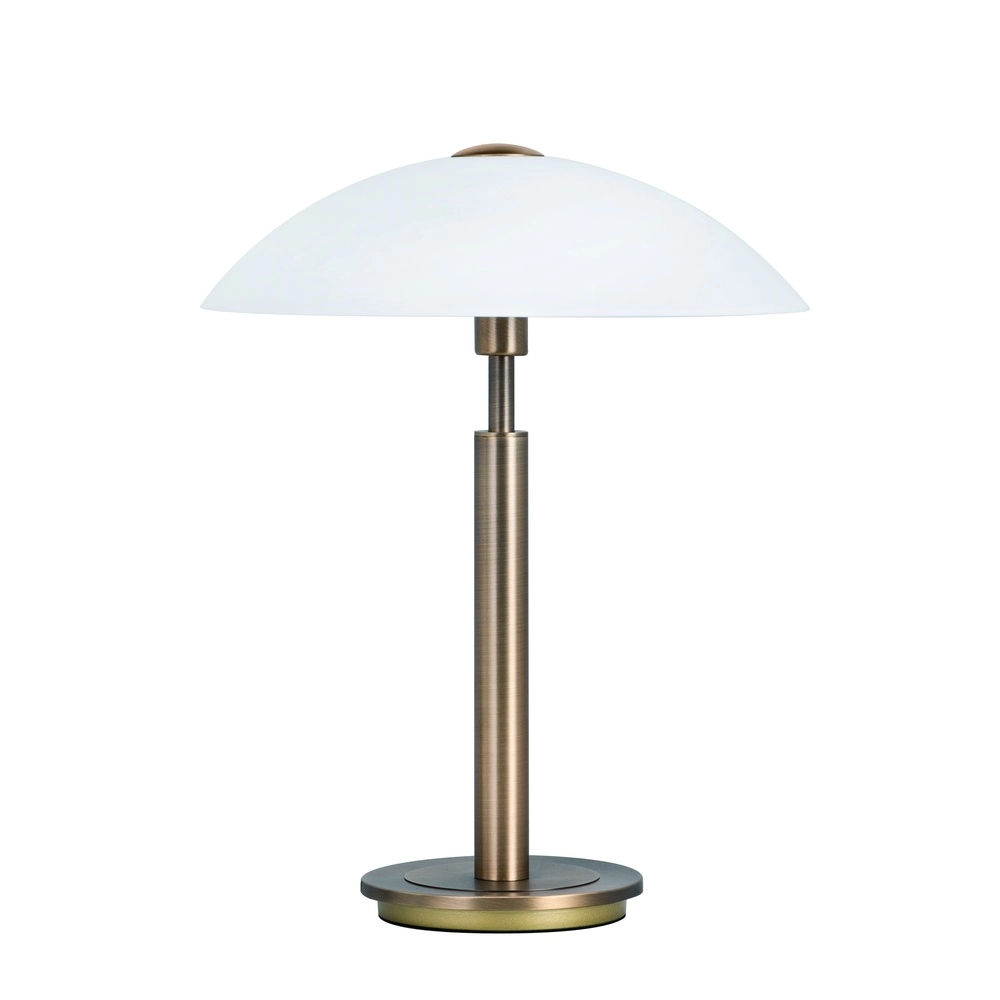 Klassische Tischleuchte Touch Kupferbronze Ø 28cm Highlight 8718379014239