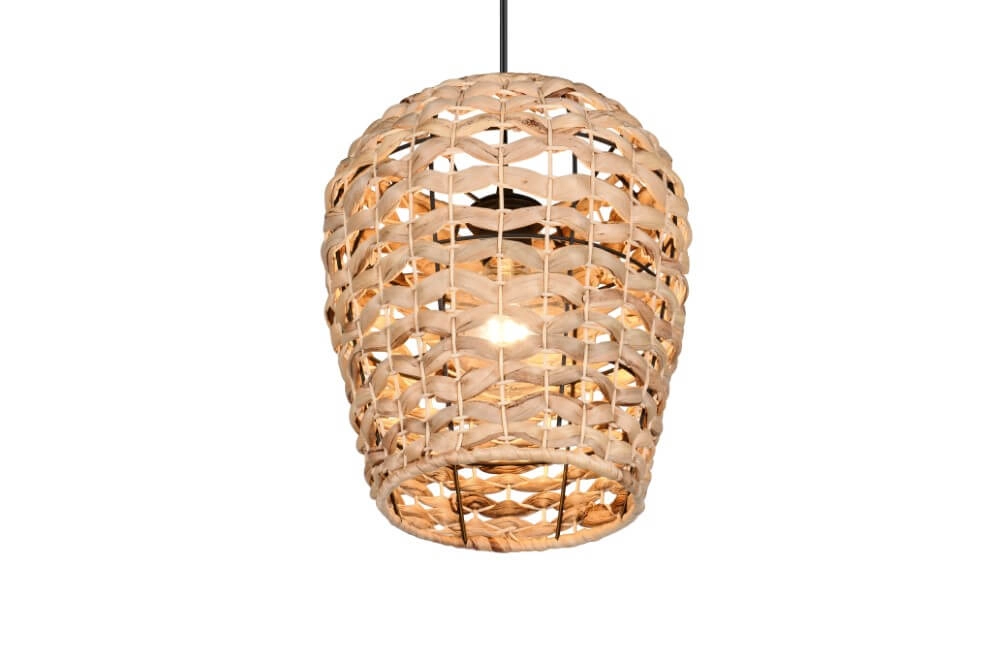 Country Pendelleuchte Jean Ø 29cm Rattan Trio 4017807637670