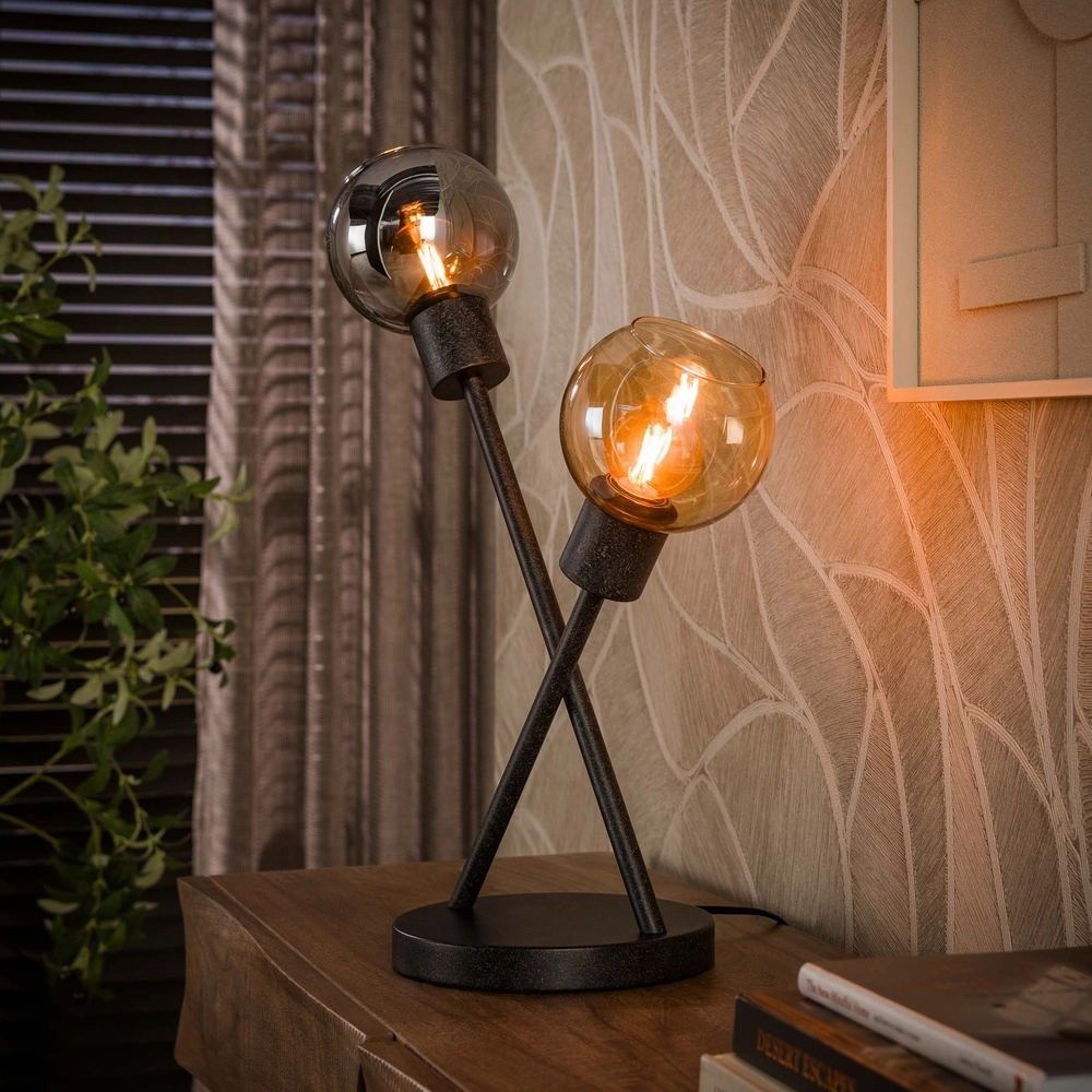 Tischlampendesign Sfera Schwarz