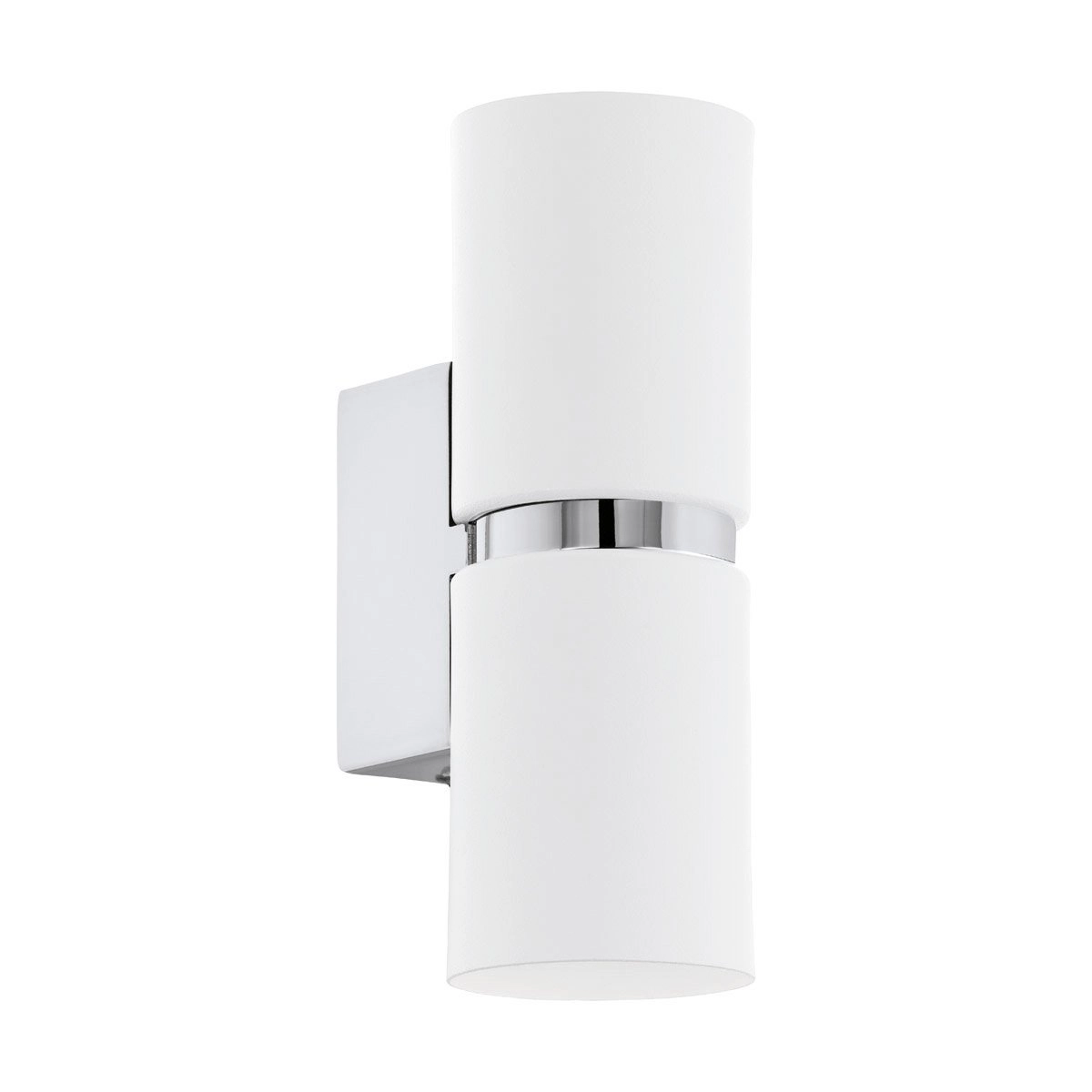 LED-Wandleuchte Passa Up - Down 2x3.3W - Weiß mit Grau