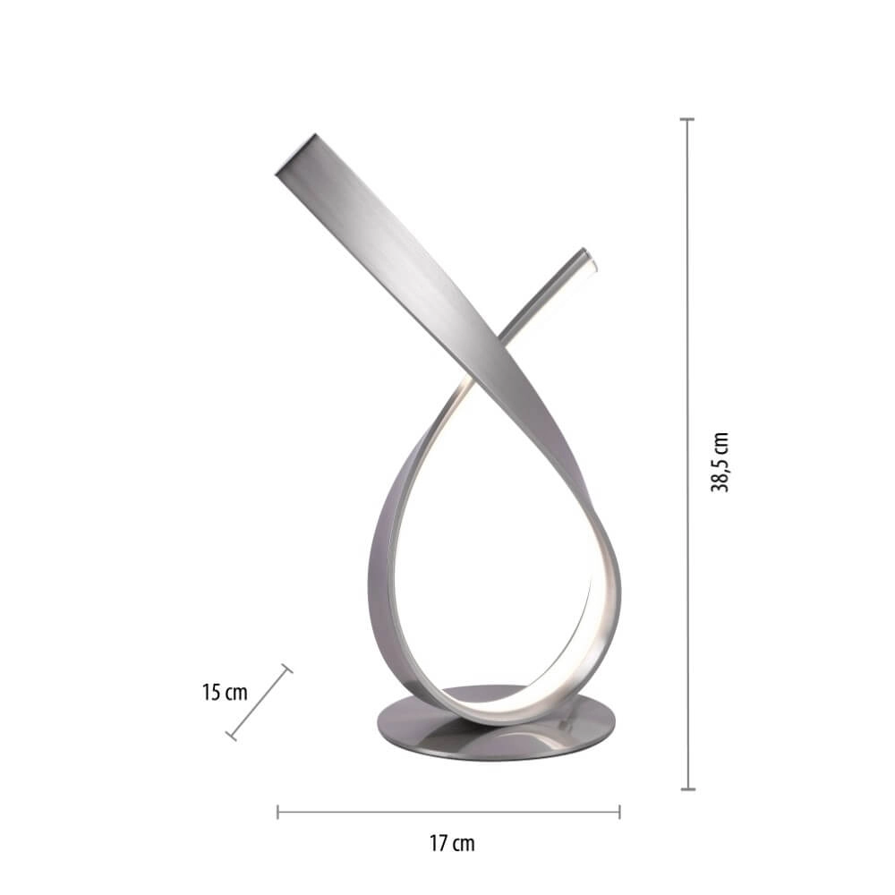 Tischlampe Linda Hocker aus Metall Paul Neuhaus 4012248304778