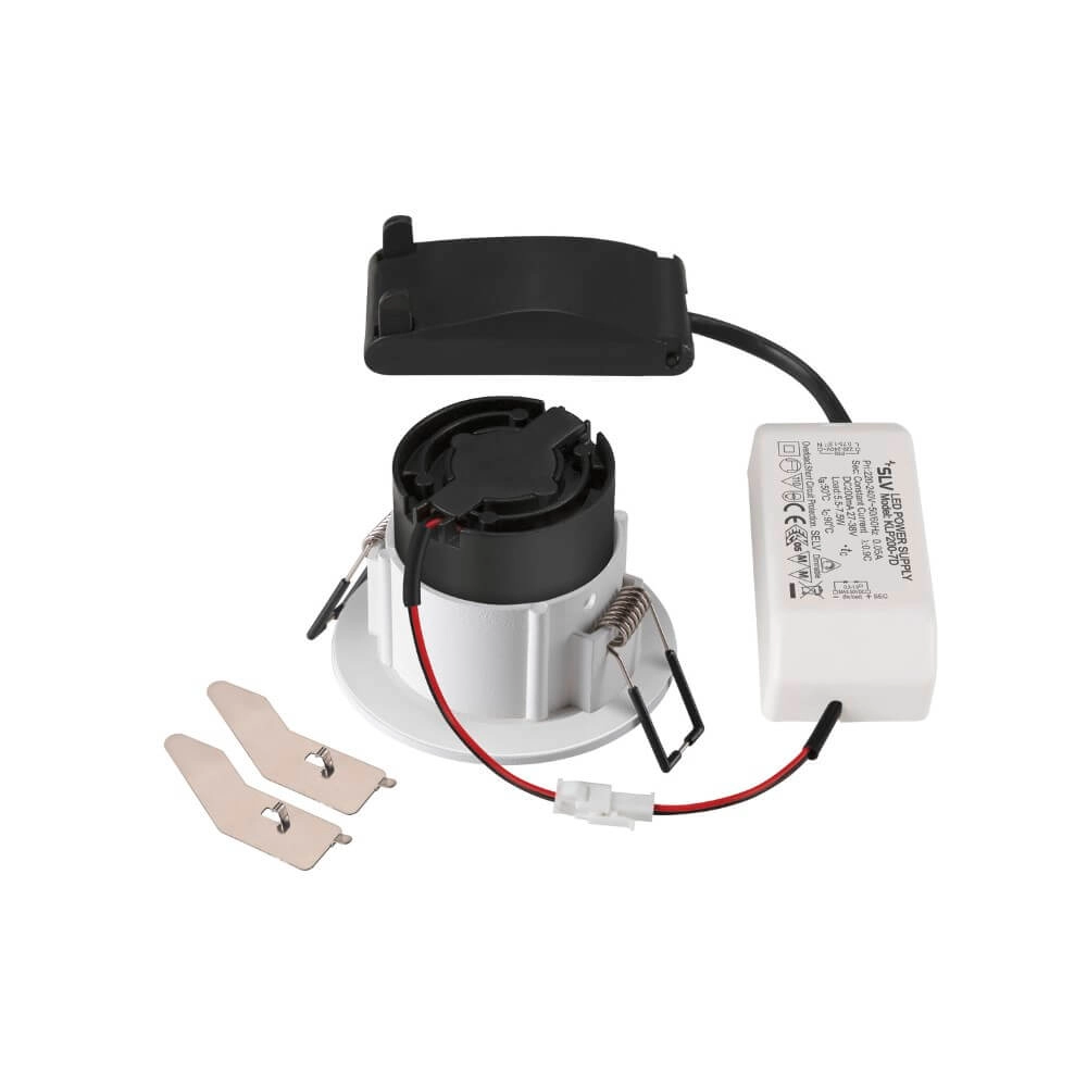 Runder LED-Spot New Tria 68 IP65 weiß - 2700K - 530lm - 38g SLV 4024163278621
