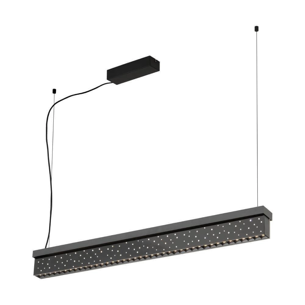 LED-Hängelampe Aurotonello mit Kristall