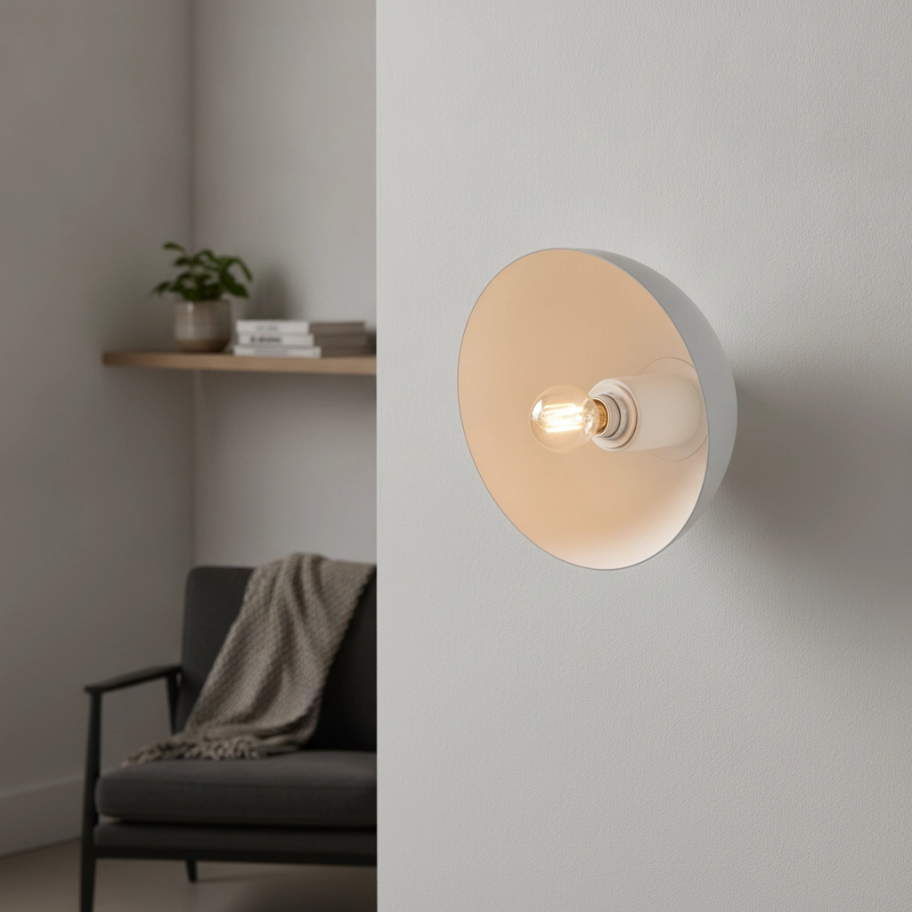 Design-Wandleuchte Onia weiß