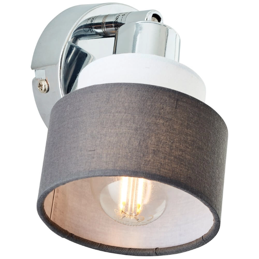 Wandlampe Naples Chrom mit Weiß Brilliant 4004353424168