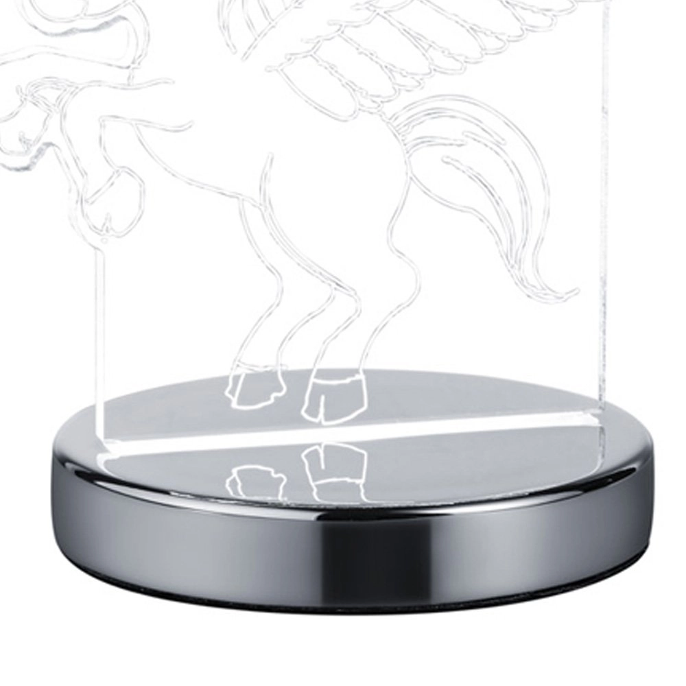 LED Tischlampe Karo Unicorn Einhorn Trio 4017807358902