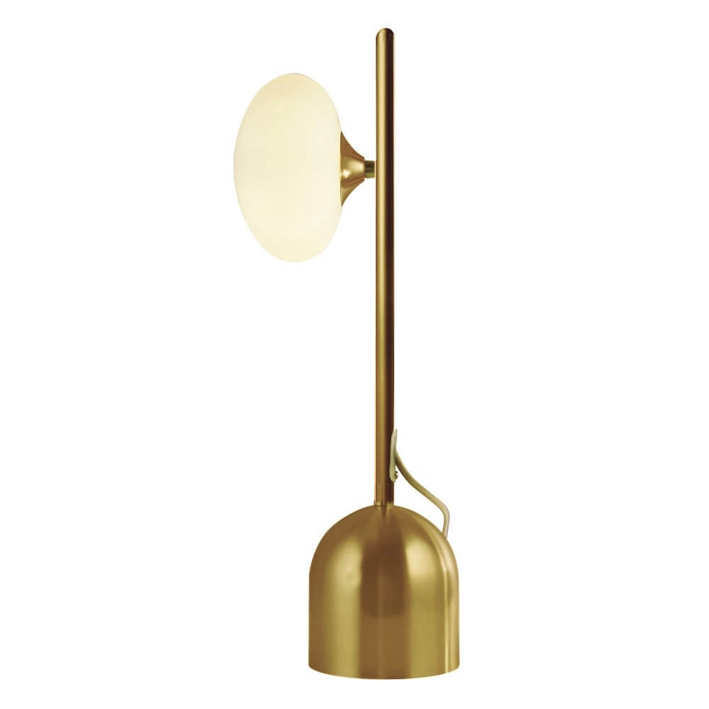 Golden table lamp Pebble