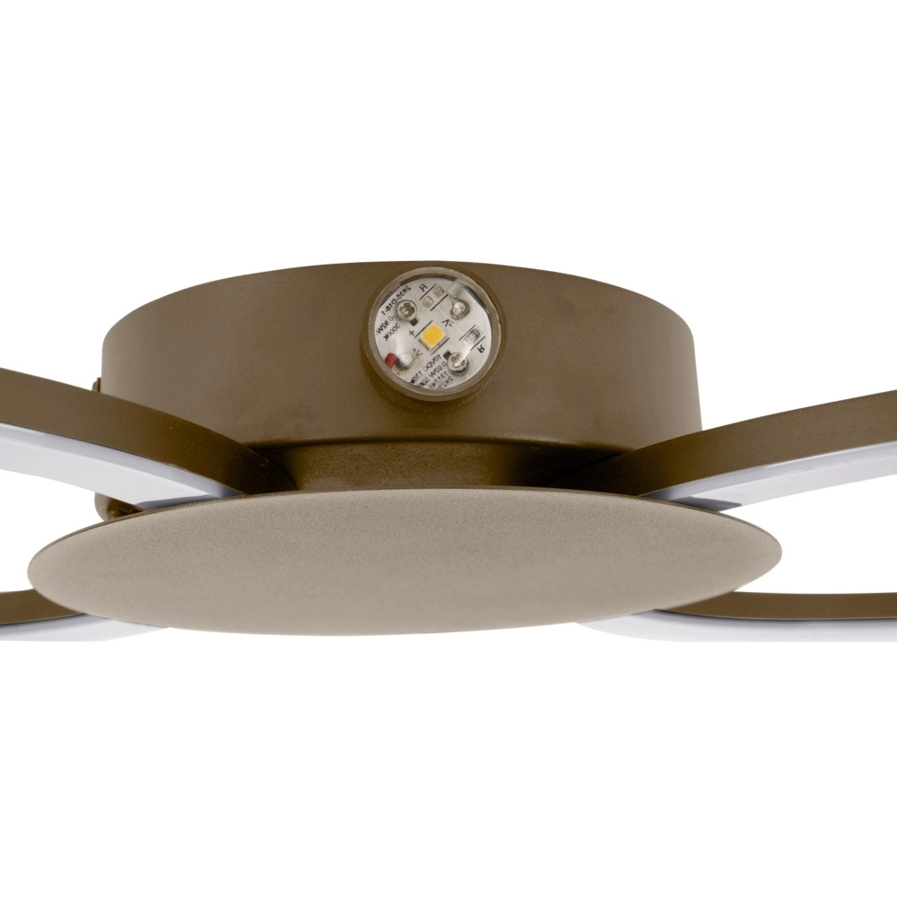 Design-Wandleuchte Venticello 1 sandbraun Eglo 9008606357475