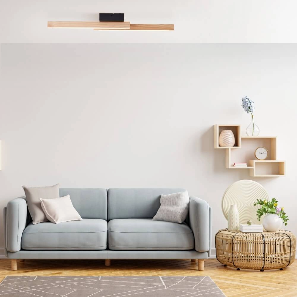 Deckenleuchte aus Holz Arion 62cm Brilliant 4004353425790