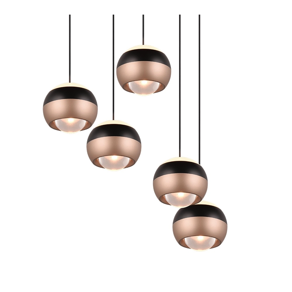Design-Pendellampe Orbit 5-Leicht-Patrone Trio 4017807578867