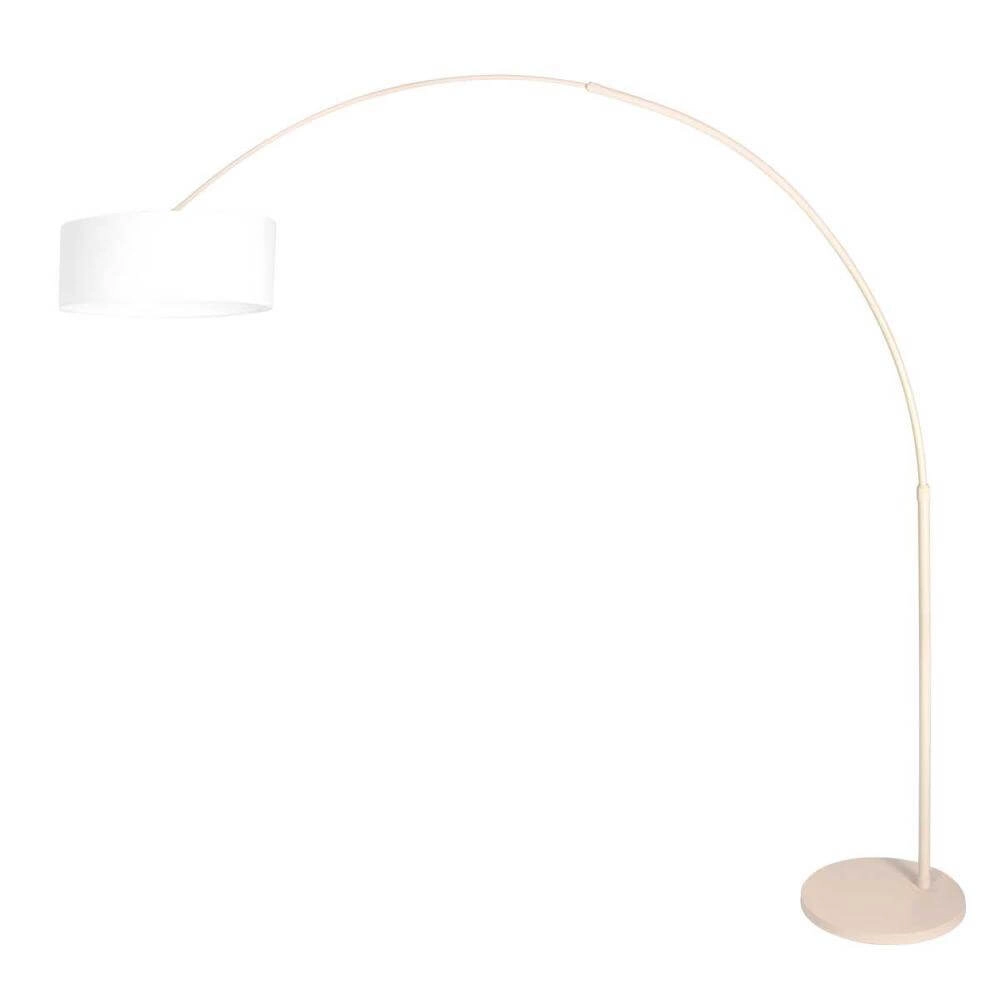 Bogenlampe Sparkled Light creme mit Schirm weiß Ø 50cm Steinhauer 8712746179972