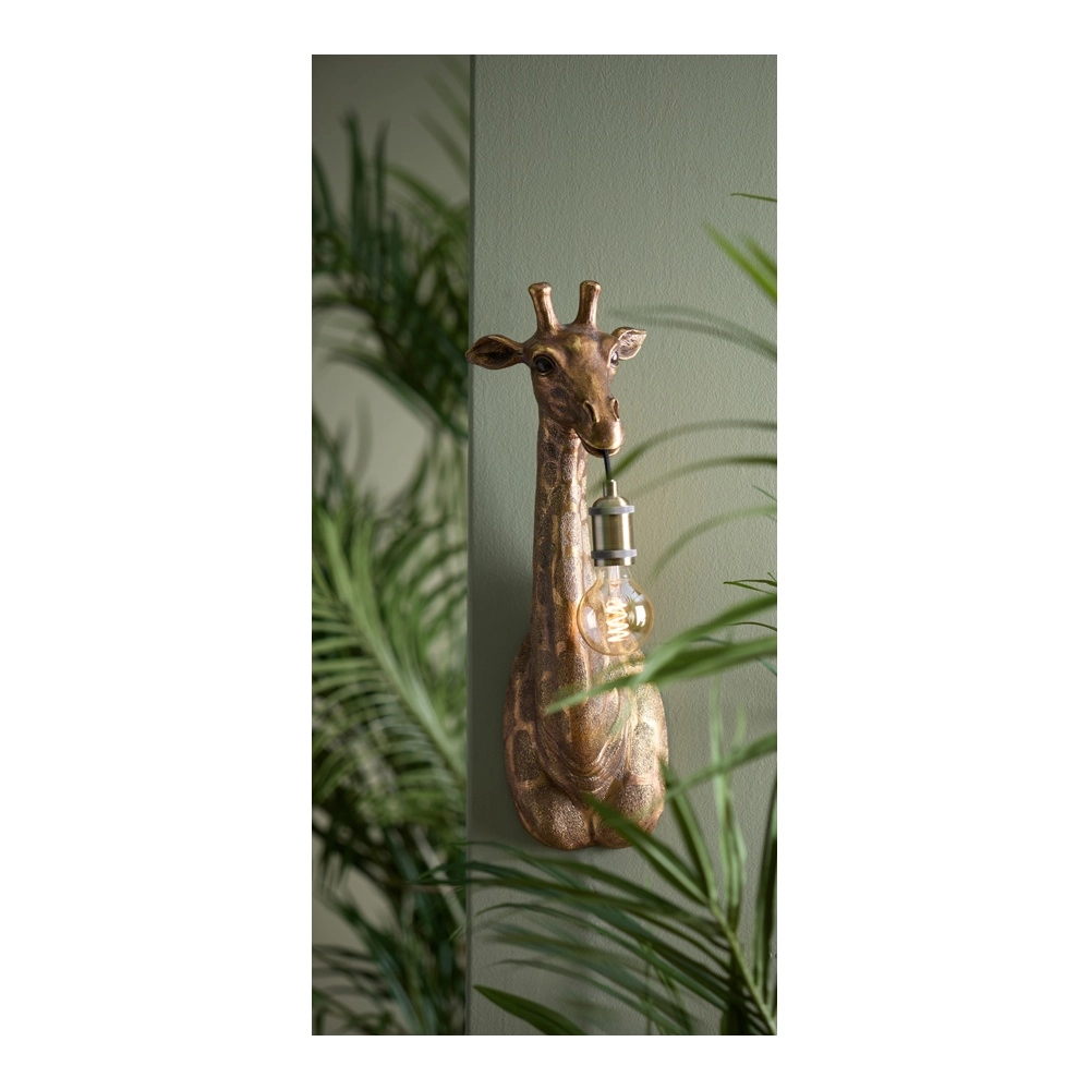Wandlampe Giraffe Bronze Light & Living 8717807607937