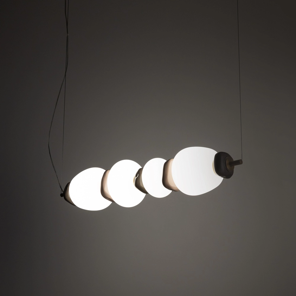 Pendellampe Ceramic Led Keramik und Glas 71 cm Lyora 5903139117005