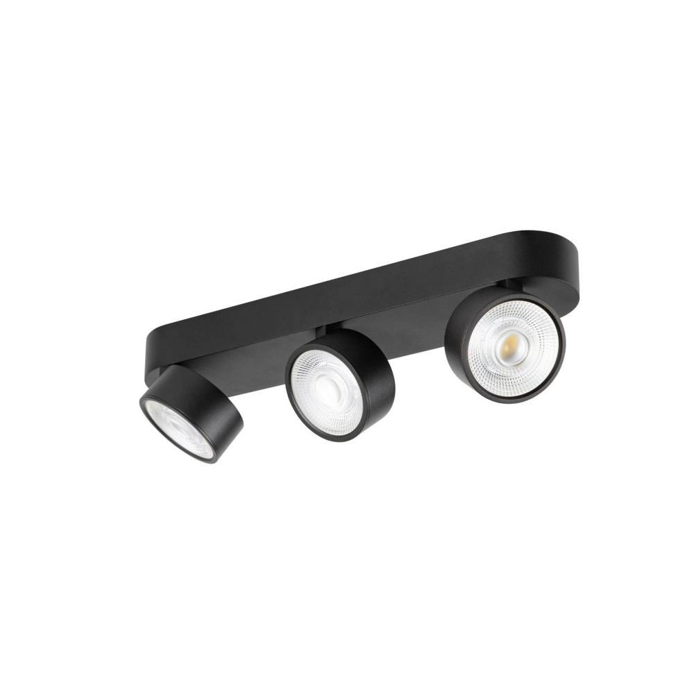 Aufputz-Spot Kalu 2.0 dreifach schwarz 3000K SLV 4024163317511