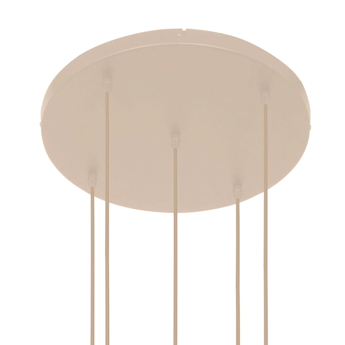 5-Licht Vide Pendellampe Bollique Sand mit Opalglas Steinhauer 8712746187182