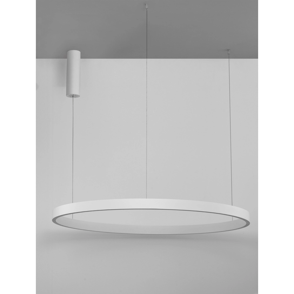 Design-Pendelleuchte Elowen weiß Ø 98cm Lyora 5212017439123