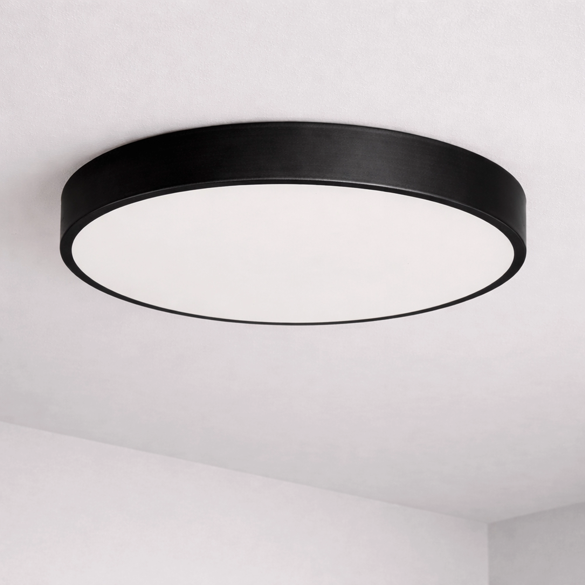 Deckenlicht Grace Ø 50 cm schwarz Lyora 5053423315898