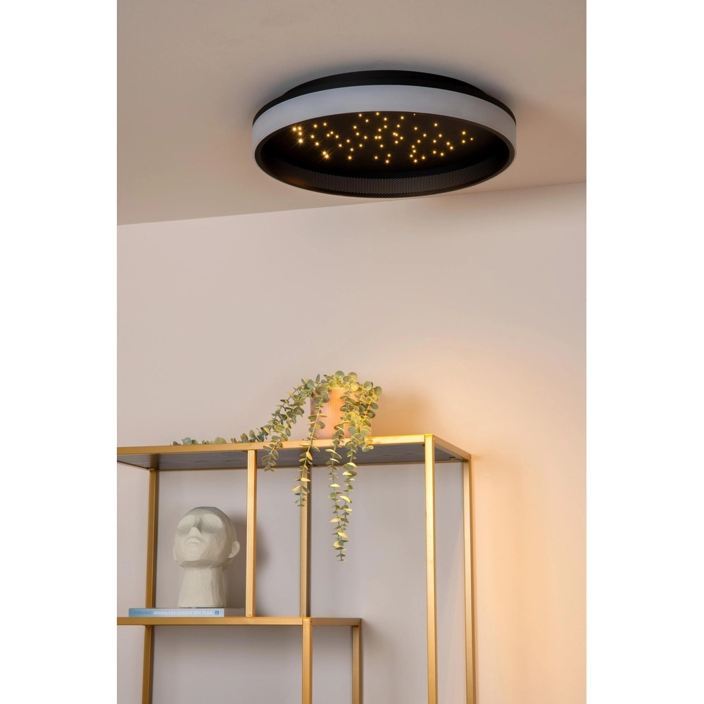 Design-Deckenlicht Estreja Ø 40cm schwarz Lucide 5411212712806
