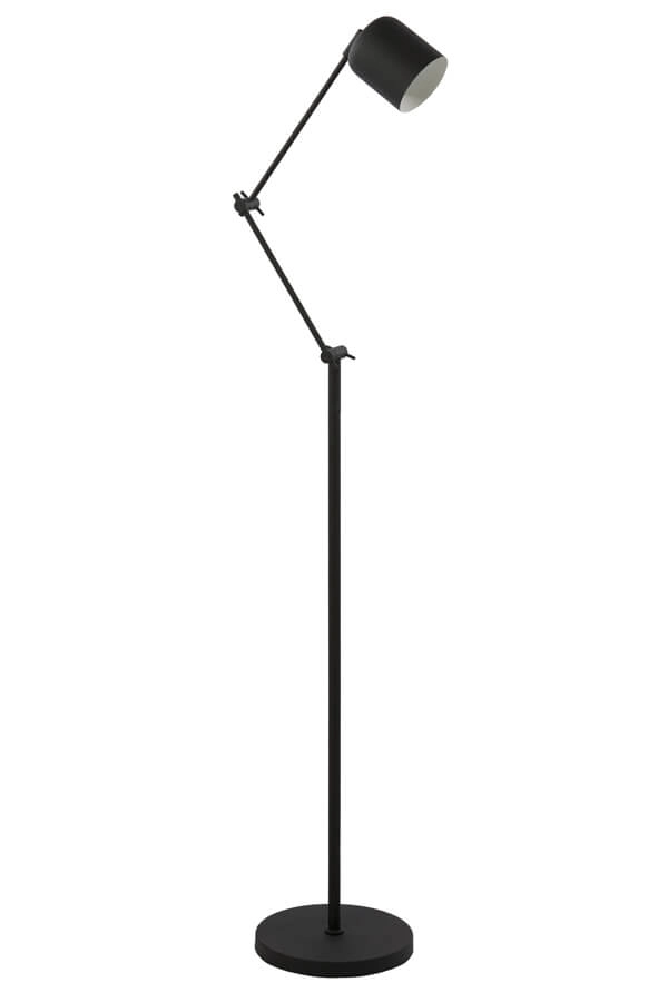Schwarze Leselampe Rijeka ca. 150cm Light & Living 8717807742171