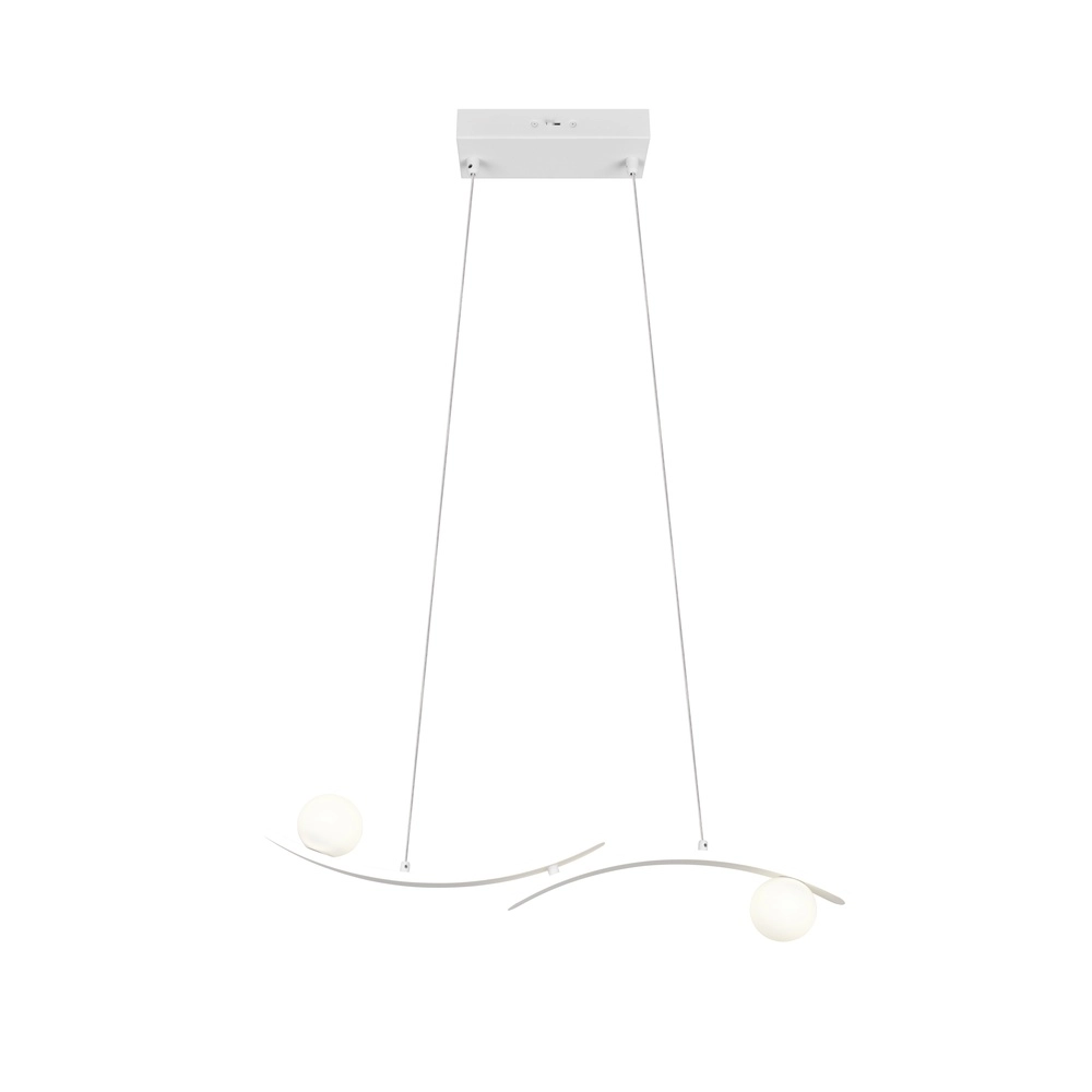 Design-Pendellampe Napoli Weiß Trio 4017807683509